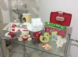 Materiais do fraldário